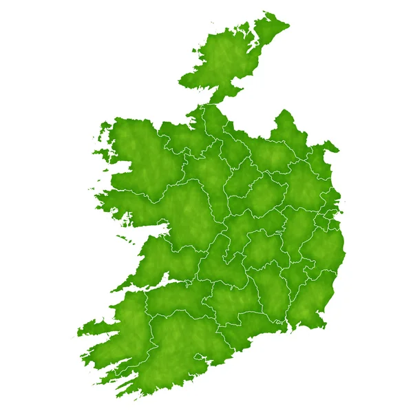 Irland karta land ikon — Stock vektor